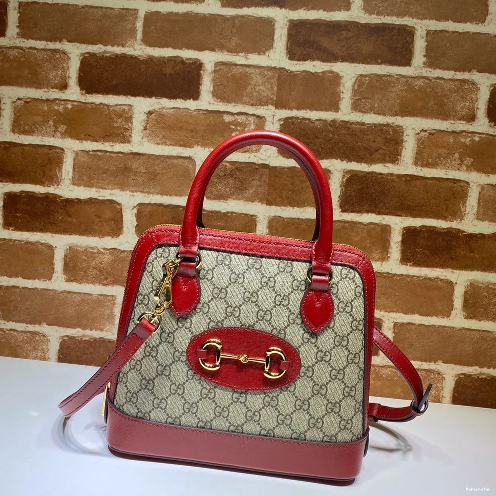 Hyper Peter GUCCI handle bag top Horsebit 1955 small 0824